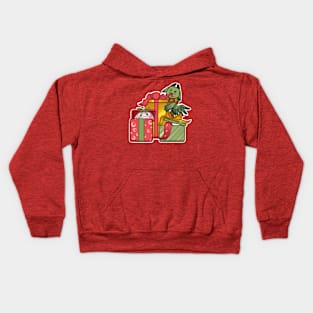 Dragon present raiders Kids Hoodie